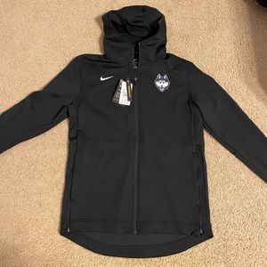 Black UCONN Full-Zip Hoodie